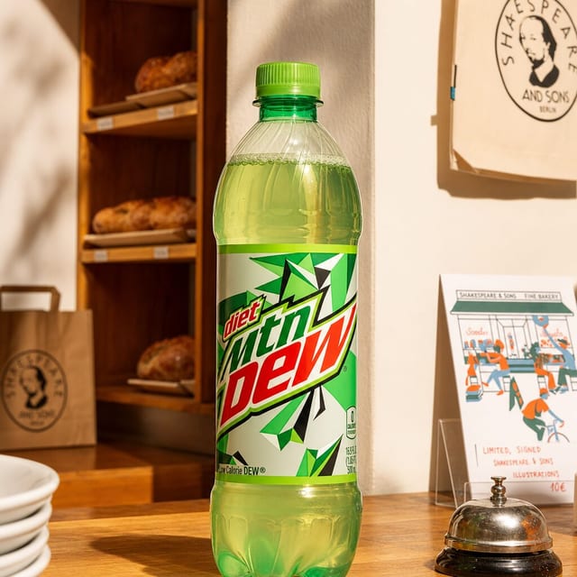 Diet Mt Dew.