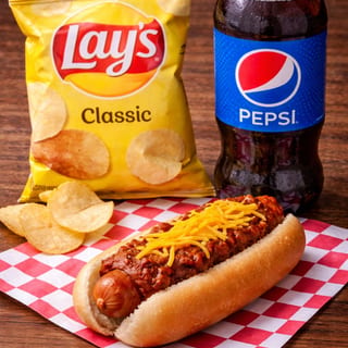 CHILI CHEESE FRANK MEAL