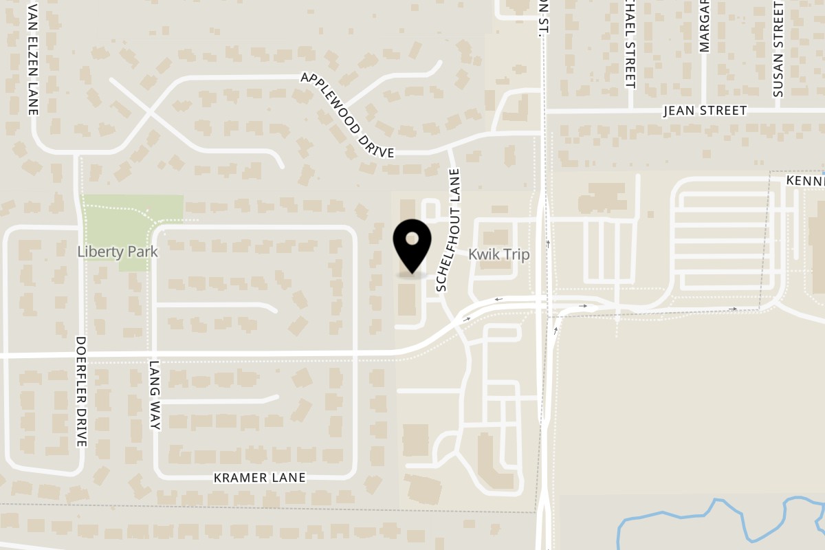 Map showing the location of Funky Franks on 700 Schelfhout Ln in Kimberly